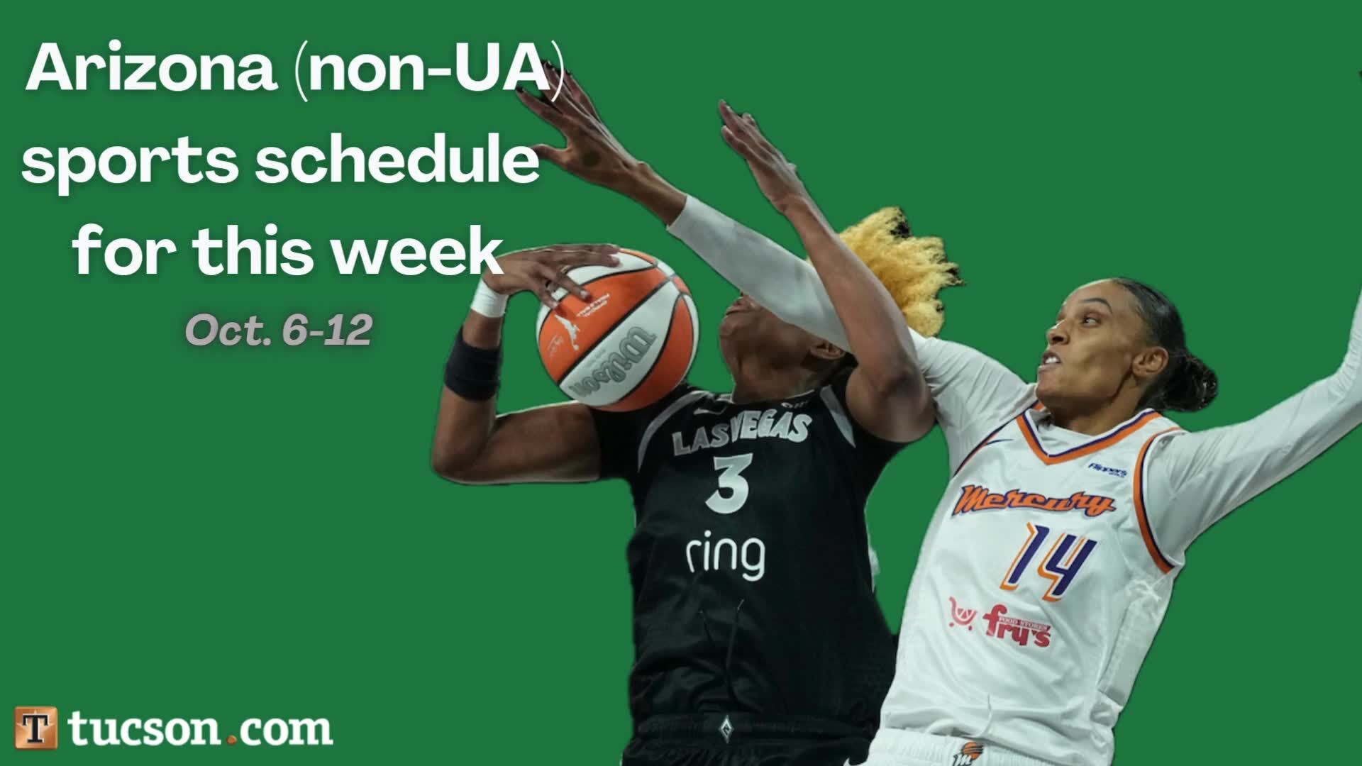 Arizona's (non-UA) top sports games this week